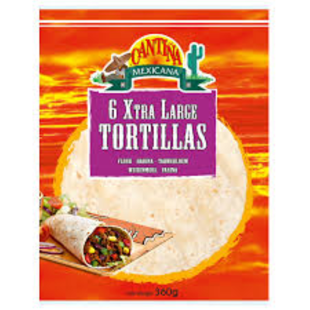 CANTINA MEX 6 SALSA TORTILLA XL 360G